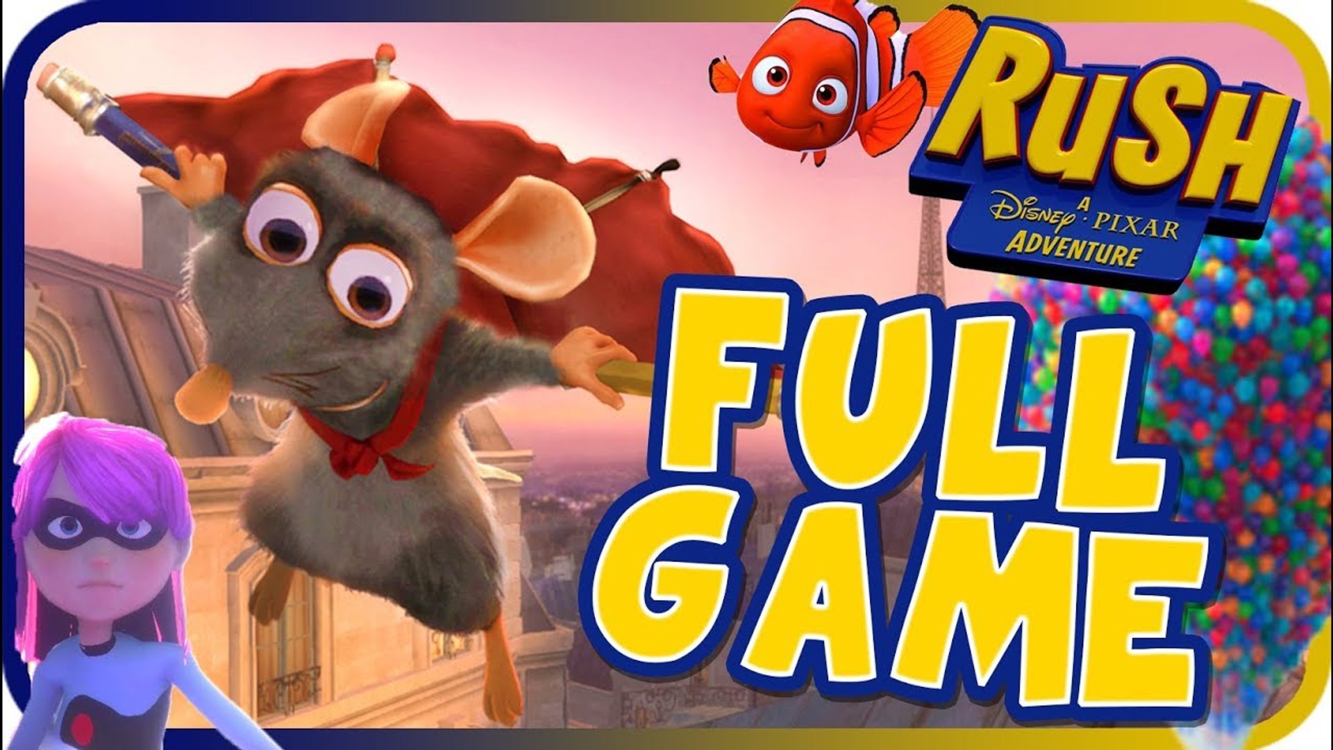 Rush- A Disney-Pixar Adventure FULL GAME Movie Longplay (PC, X360, XB1) -  video Dailymotion