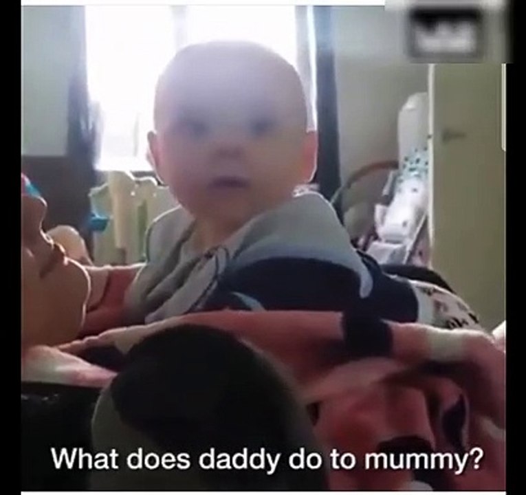Cute baby telling what his daddy do to his mummy cute funny video funniest comedy video on internet