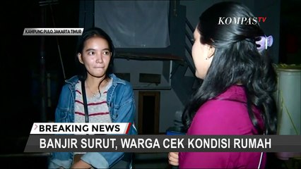 Banjir di Kampung Pulo Surut, Warga Cek Kondisi Rumah