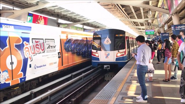 BTS skytrain in Bangkok, Thailand