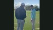 Bryson Dechambeau Gives Frankie Butter Knives Borrelli A Chipping Lesson At The PGA Championship