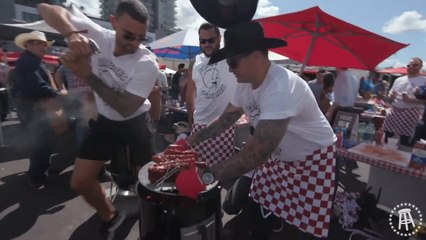 Biz And The 20 Dollar Chef Take On The Cowboys BBQ Cook Off With Budweiser (Part 2 of 3)