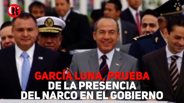 García Luna prueba de la presencia del narco en el Gobierno: AMLO