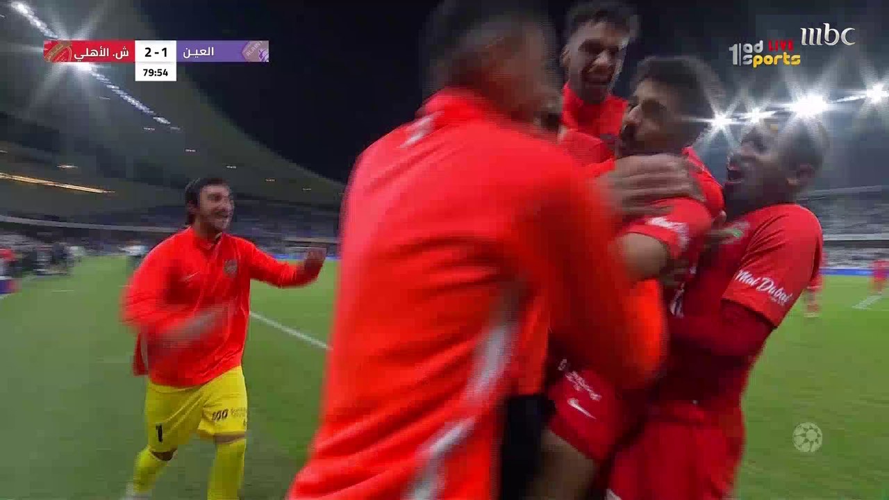 فوز شباب الأهلي دبي على العين في دوري الخليج العربي الإماراتي
