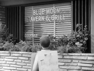 the beav gets thrown out of a bar.