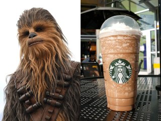 A Chewbacca Frappuccino Exists and It Looks Just Like Your Favorite Wookie