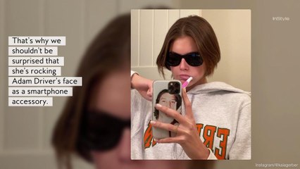 Like You, Kaia Gerber Is Apparently Obsessed with Adam Driver