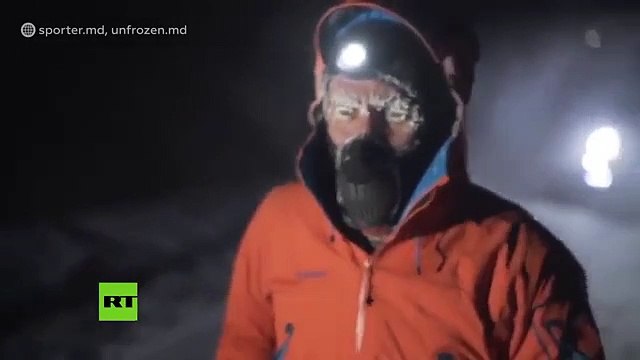 Este atleta solidario recorre 50 kilómetros a -60 ºC en Siberia