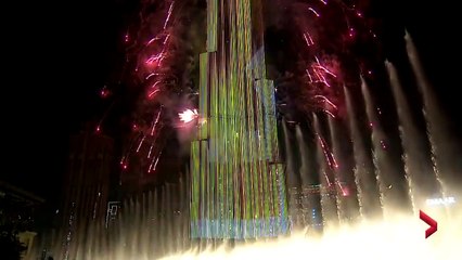 New Year's 2020 :Dubai puts on stunning fireworks show at world's tallest building