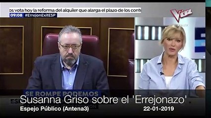 Griso cuenta lo que se cuece en Podemos: "Echenique tenía que estar aquí, pero han cancelado todo"