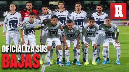Pumas oficializó sus bajas para el Clausura 2020