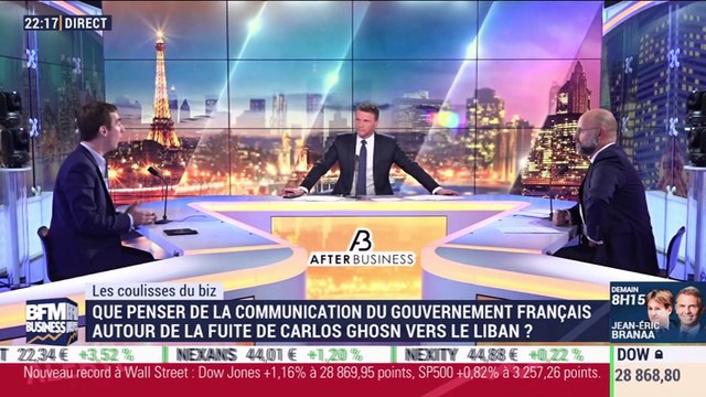 Les coulisses du biz: Le gouvernement français applique-t-il le principe du en même temps dans sa communication sur l'affaire Carlos Ghosn ? - 02/01