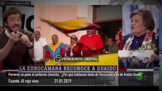 Ferreras se pone el uniforme chavista: ¿Por qué hablamos tanto de Venezuela y no de Arabia Saudí? Hay mucha hipocresía