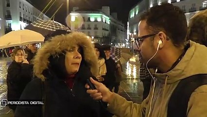 Lío en Madrid: los que se manifestan en Sol por Maduro reciben varias lecciones