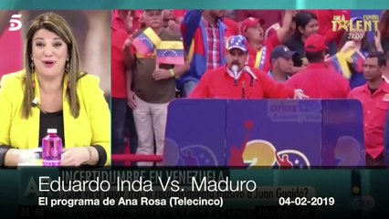 Inda fulmina a los defensores de Maduro: "Se dicen muchas imbecilidades para no condenar al narcodictador"