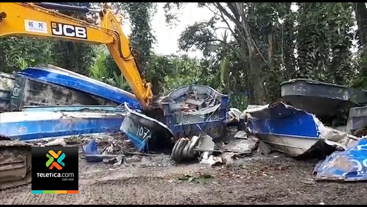 tn7- Policía realiza destrucción de 300 lanchas decomisadas al narco y otras actividades ilegales-020120