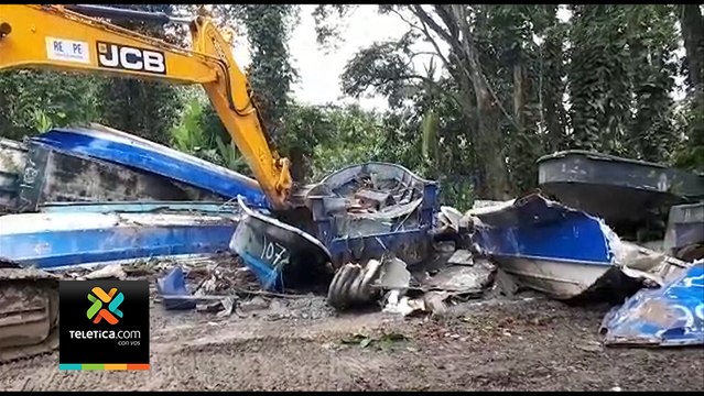 tn7- Policía realiza destrucción de 300 lanchas decomisadas al narco y otras actividades ilegales-020120
