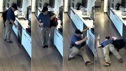 ¡Cazado!: Este impresentable finge su caída en el trabajo para cobrar el seguro