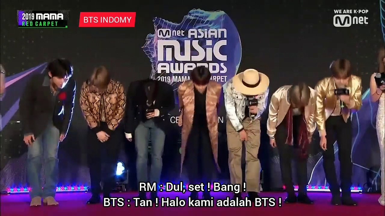 (INDO SUB) MAMA 2019 BTS RED CARPET