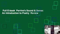Full E-book  Perrine's Sound & Sense: An Introduction to Poetry  Review