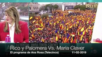 Rico y Palomera se abalanzan contra María Claver como si fueran "¡la Santa Inquisición!"