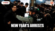 Hundreds arrested in Hong Kong in New Year's Day protests