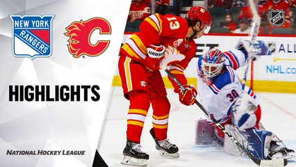 NHL Highlights | Rangers @ Flames 01/02/20