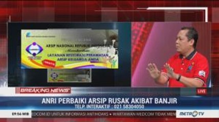 ANRI Perbaiki Arsip Rusak Akibat Banjir (2)