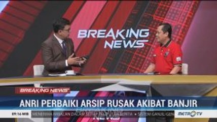 ANRI Perbaiki Arsip Rusak Akibat Banjir (1)