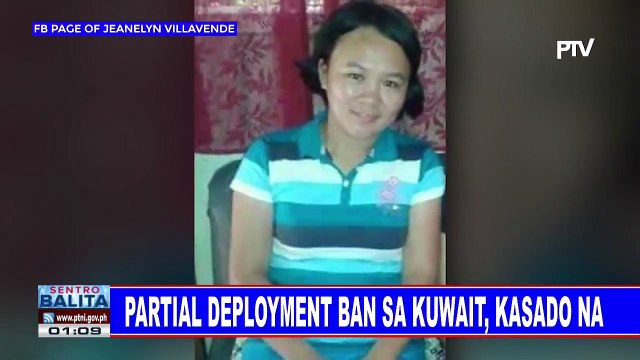 Partial deployment ban sa Kuwait, kasado na