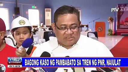 Bagong kaso ng pambabato sa tren ng PNR, naiulat