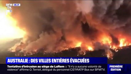 Download Video: En Australie, les images des évacuations et des incendies monstres qui ravagent le sud-est du pays