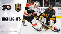 NHL Highlights | Flyers @ Golden Knights 01/02/20