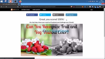 Videoquizstar Can You Recognize Fruit and Veg Without Color Answers 10 Questions Score 100% Video QuizSolutions