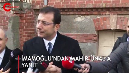 "Cumhurbaşkanı gibi konuşuyor" sözlerine İmamoğlu'ndan yanıt