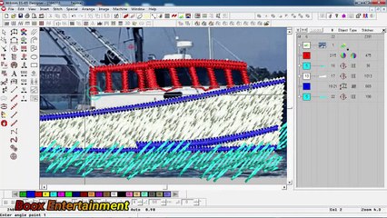 Punching Boat Embroidery design technique | Boox