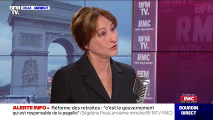 Ségolène Royal: "On agite des peurs alors que le système des retraites n'est pas déficitaire"