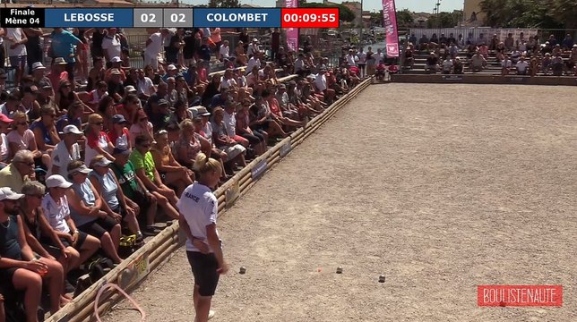 Finale individuel féminin LEBOSSE vs COLOMBET : National à pétanque de PALAVAS 2019