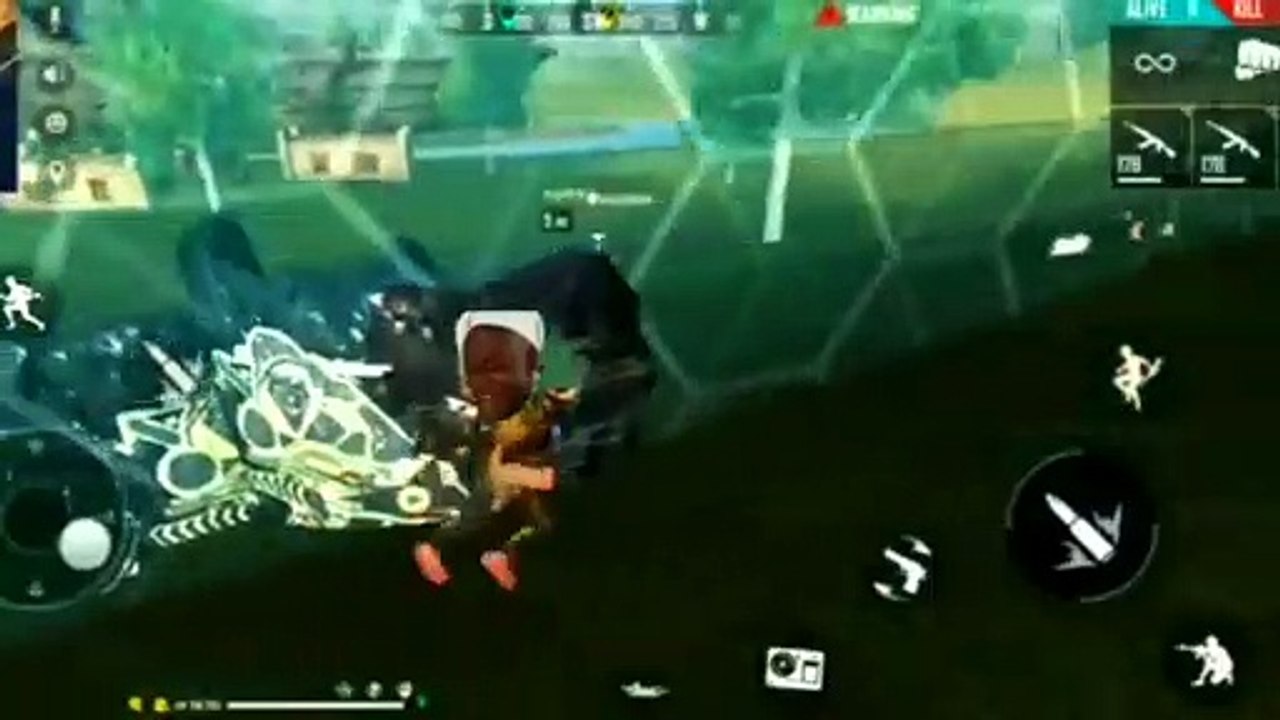 How to go outside of Kalahari map free fire/outside of Kalahari map