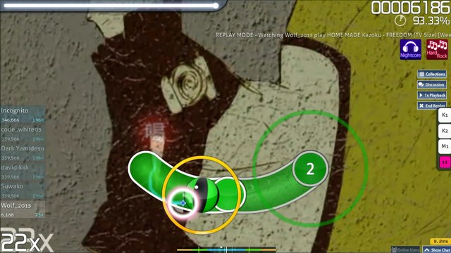 Osu! •UNL• ~ GamePlay ~ Replay FREEDOM TVSize Easy NIGHTCORE ~ Osu! App ~ 1080pᴴᴰ ~ 2019 ~ W10