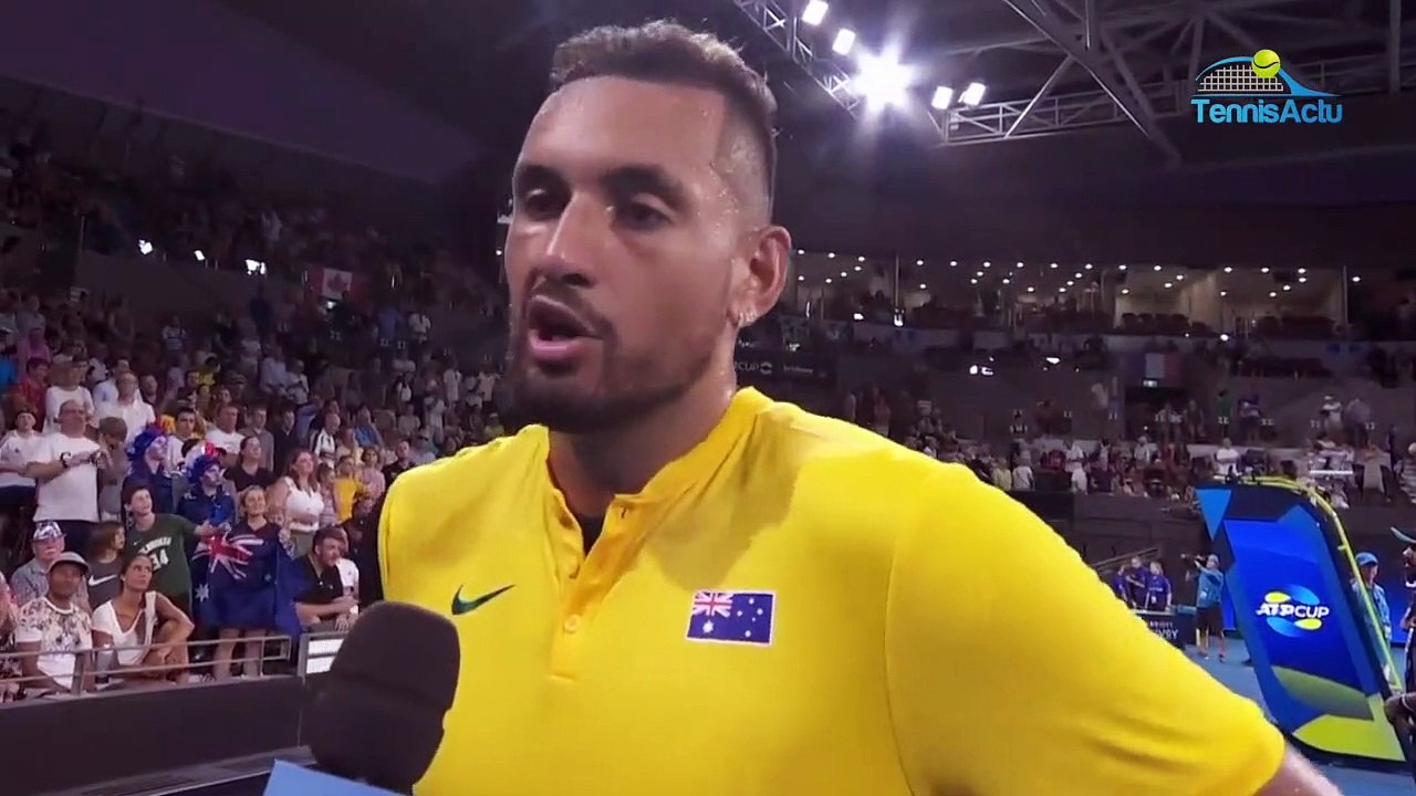 ATP Cup 2020 - Nick Kyrgios in tears over Australian bushfires : "It's bigger than tennis"