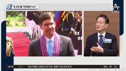 독 오른 美 “한미훈련 다시”