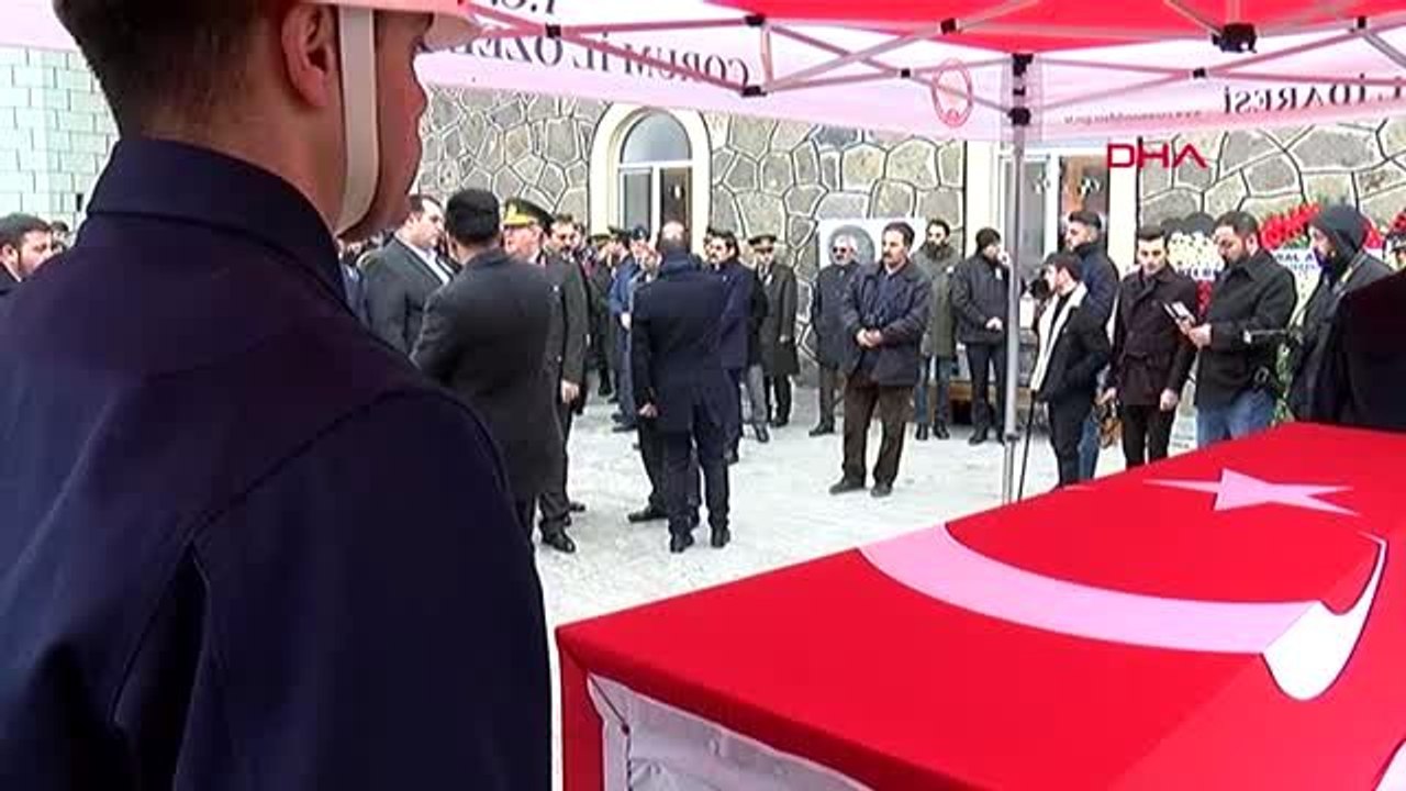 Çorum-şehit piyade sözleşmeli er ayhan çam son yolculuğuna uğurlandı