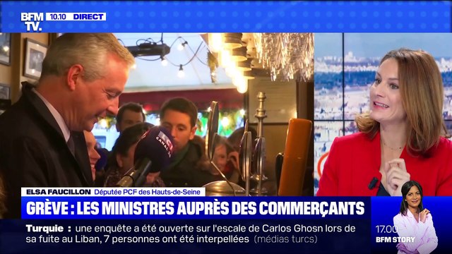 Grève: les ministres auprès des commerçants (2) - 03/01