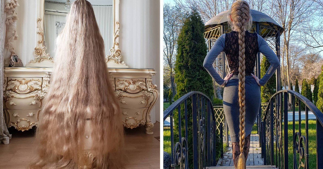 Elle ne s'est pas coupé les cheveux depuis l'âge de 5 ans. A 34 ans elle est magnifique...