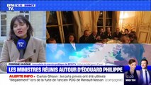 Les ministres réunis autour d'Edouard Philippe - 03/01