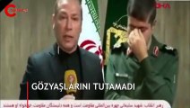 İran Devrim Muhafızları Sözcüsü gözyaşlarını tutamadı