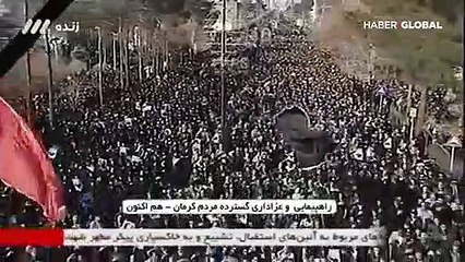 İranlılar yasta: Süleymani'nin intikamı için meydanlara indiler!