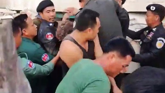 Dozens of workers trapped after seven-storey building collapses in Cambodia