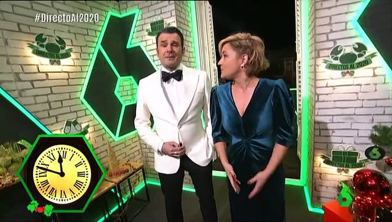 Campanadas 2019 en laSexta con Cristina Pardo e Iñaki López